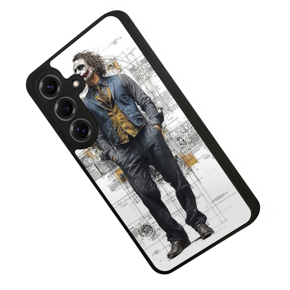 Samsung Galaxy S25 Uyumlu Joker Tasarımlı Glossy Premium Kılıf