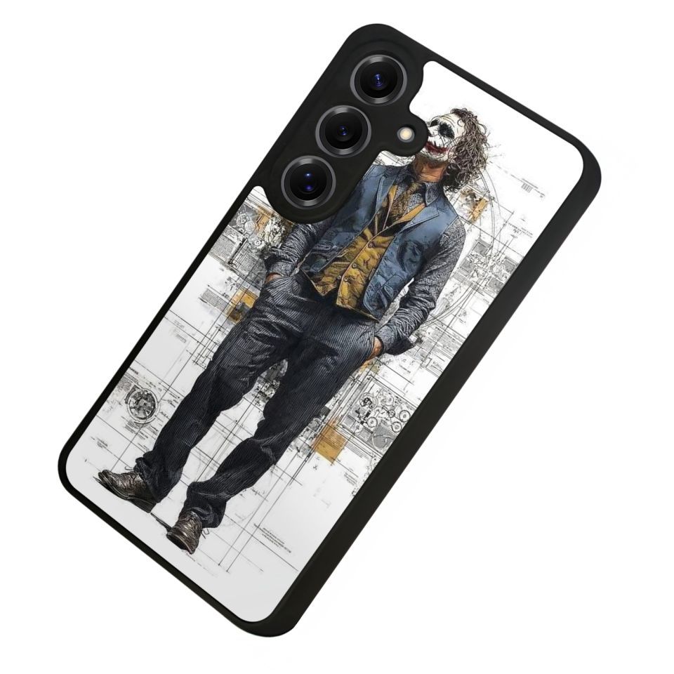 Samsung Galaxy S25 Uyumlu Joker Tasarımlı Glossy Premium Kılıf