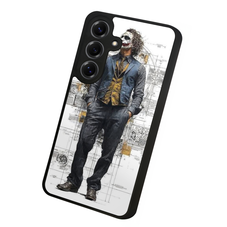 Samsung Galaxy S25 Uyumlu Joker Tasarımlı Glossy Premium Kılıf