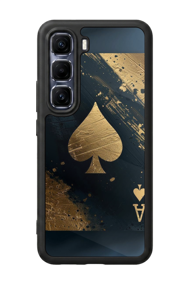 Infinix Hot 60 Pro Plus Uyumlu Kart Tasarımlı Glossy Premium Kılıf