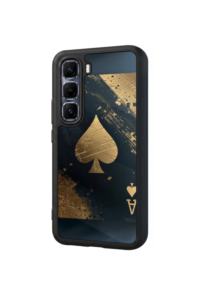 Infinix Hot 60 Pro Plus Uyumlu Kart Tasarımlı Glossy Premium Kılıf