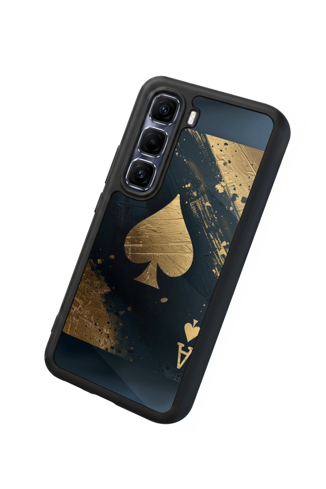 Infinix Hot 60 Pro Plus Uyumlu Kart Tasarımlı Glossy Premium Kılıf