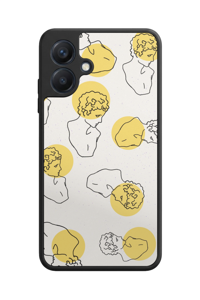 Samsung Galaxy A07 Uyumlu Line Art Tasarımlı Glossy Premium Kılıf