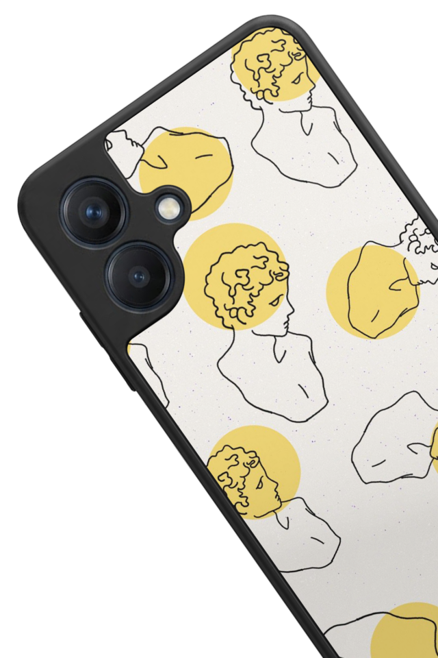 Samsung Galaxy A07 Uyumlu Line Art Tasarımlı Glossy Premium Kılıf