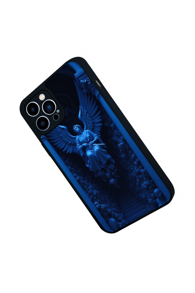 iPhone 13 Pro Max Uyumlu Melek Tasarımlı Glossy Premium Kılıf