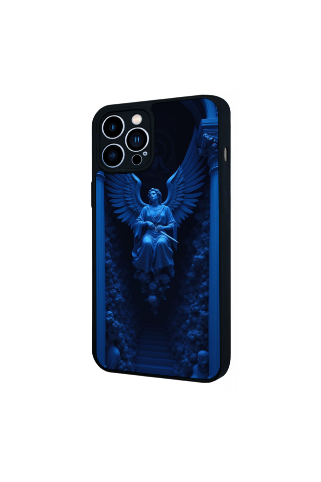 iPhone 13 Pro Max Uyumlu Melek Tasarımlı Glossy Premium Kılıf