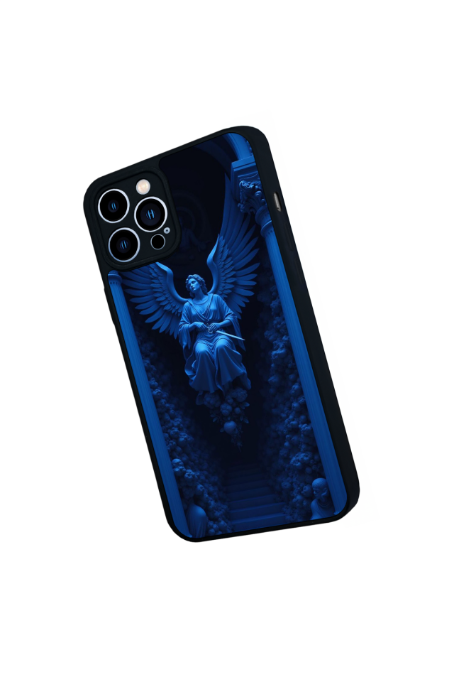 iPhone 13 Pro Max Uyumlu Melek Tasarımlı Glossy Premium Kılıf