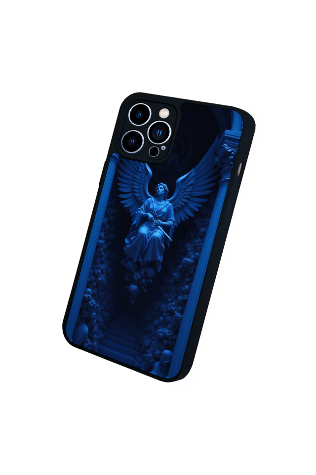 iPhone 13 Pro Max Uyumlu Melek Tasarımlı Glossy Premium Kılıf