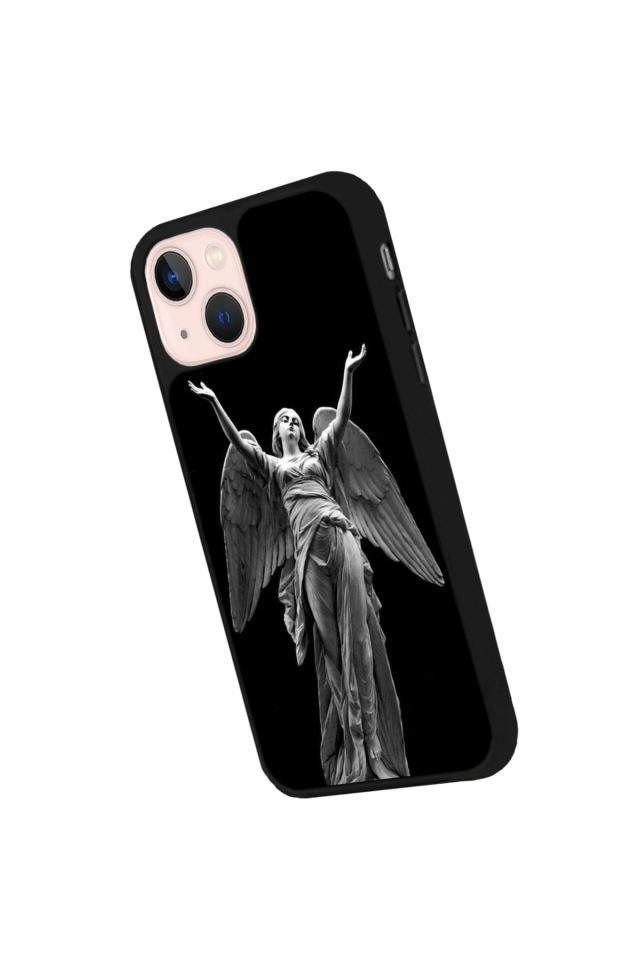 iPhone 15 Uyumlu Melek Tasarımlı Glossy Premium Kılıf