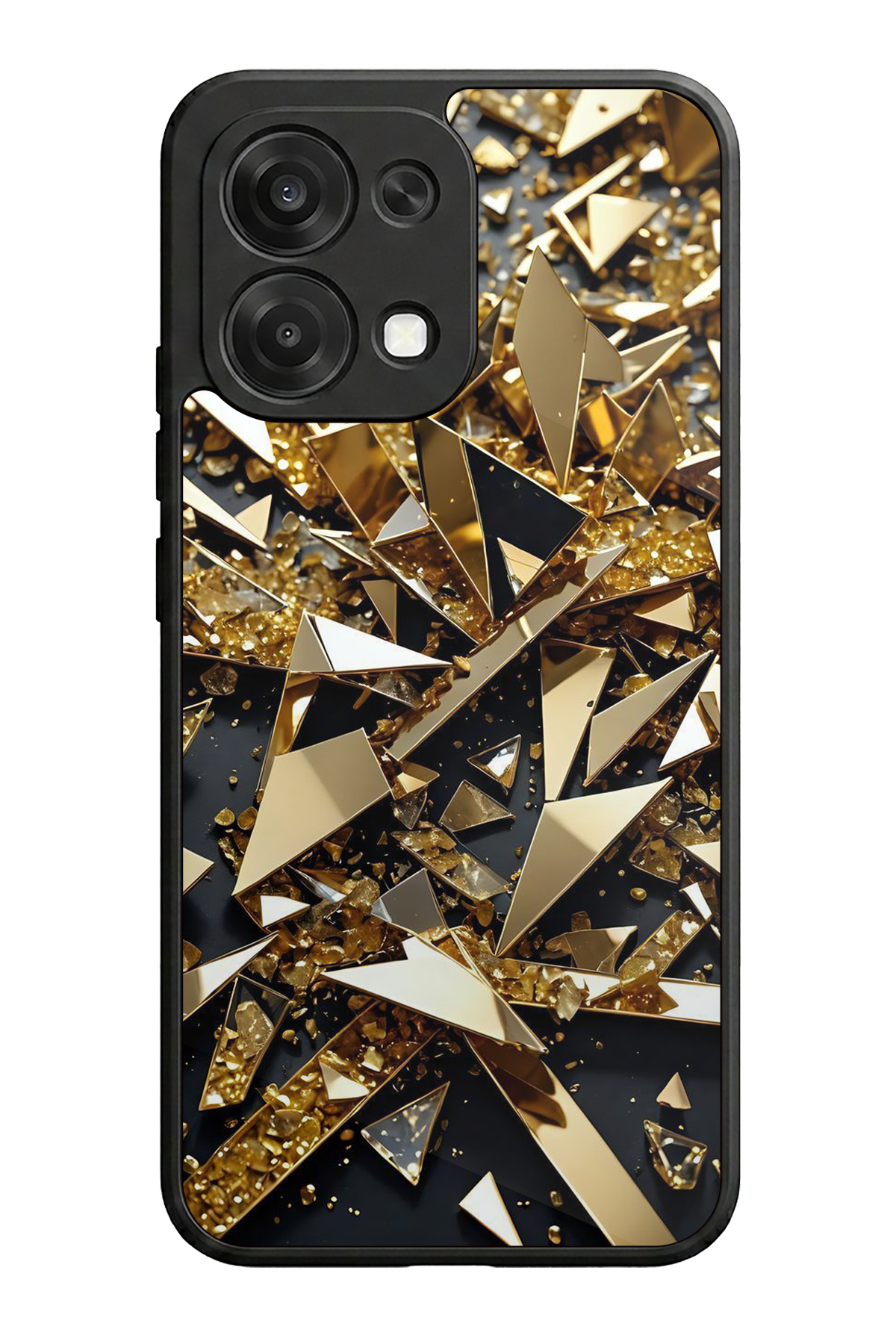 Oppo A6 Pro Uyumlu Mermer Marble Tasarımlı Glossy Premium Kılıf
