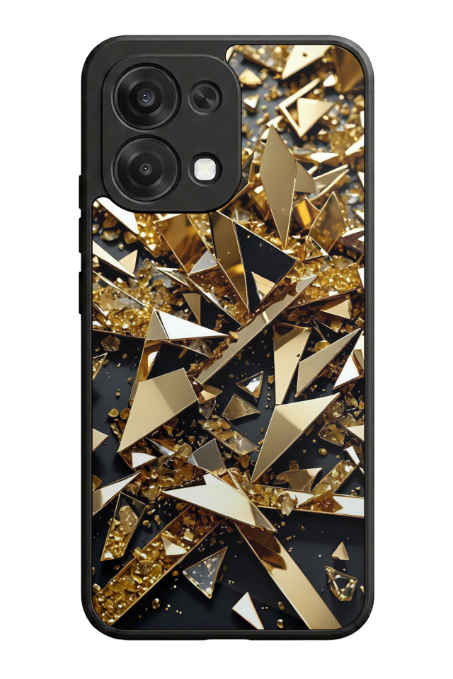 Oppo A6 Pro Uyumlu Mermer Marble Tasarımlı Glossy Premium Kılıf