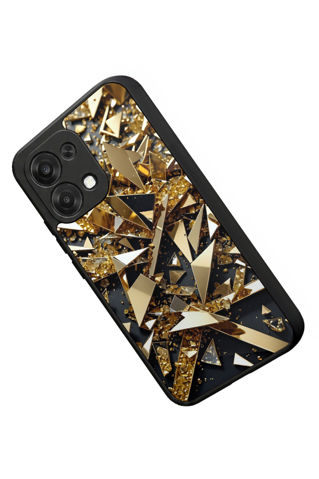 Oppo A6 Pro Uyumlu Mermer Marble Tasarımlı Glossy Premium Kılıf
