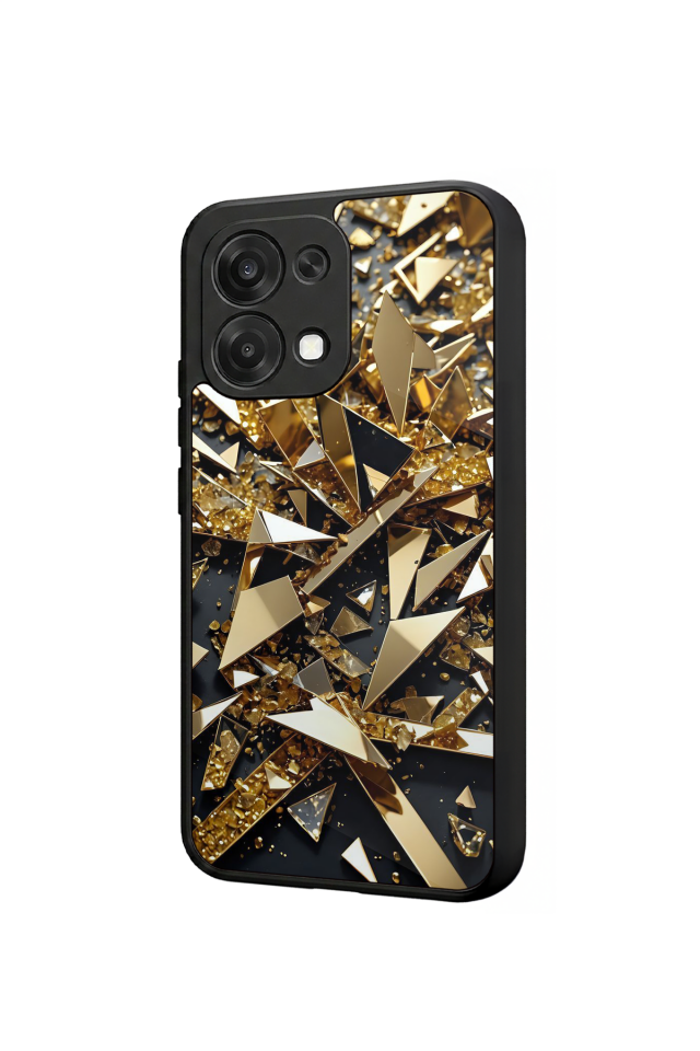 Oppo A6 Pro Uyumlu Mermer Marble Tasarımlı Glossy Premium Kılıf