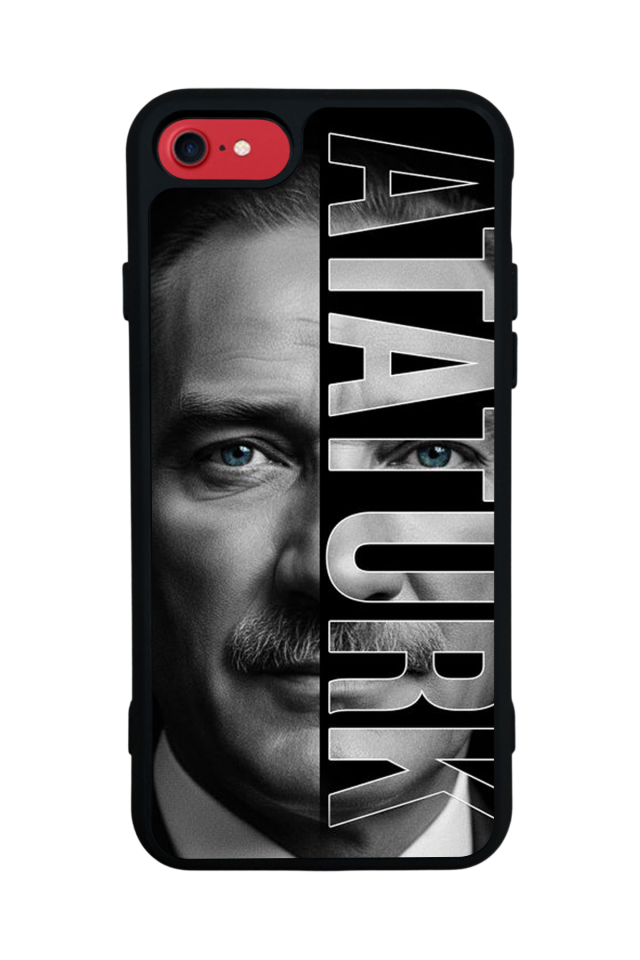 iPhone 8 Uyumlu Mustafa Kemal Ataturk Tasarımlı Glossy Premium Kılıf