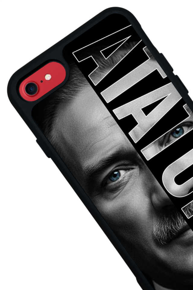 iPhone 8 Uyumlu Mustafa Kemal Ataturk Tasarımlı Glossy Premium Kılıf