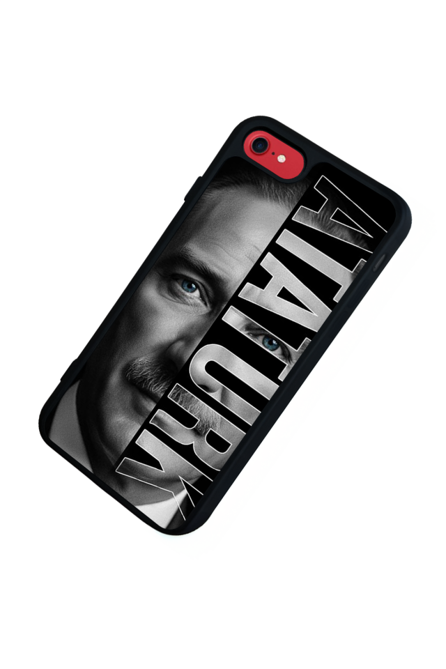 iPhone 8 Uyumlu Mustafa Kemal Ataturk Tasarımlı Glossy Premium Kılıf