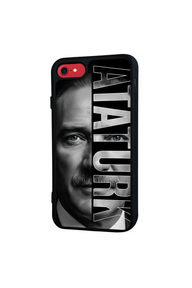iPhone 8 Uyumlu Mustafa Kemal Ataturk Tasarımlı Glossy Premium Kılıf