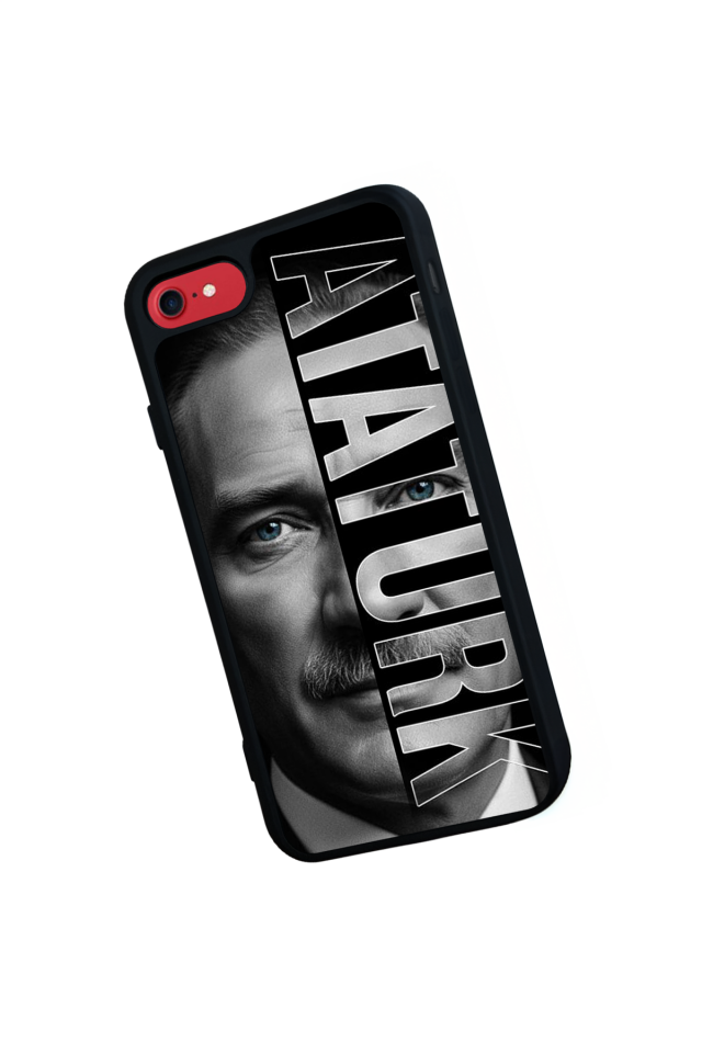 iPhone 8 Uyumlu Mustafa Kemal Ataturk Tasarımlı Glossy Premium Kılıf