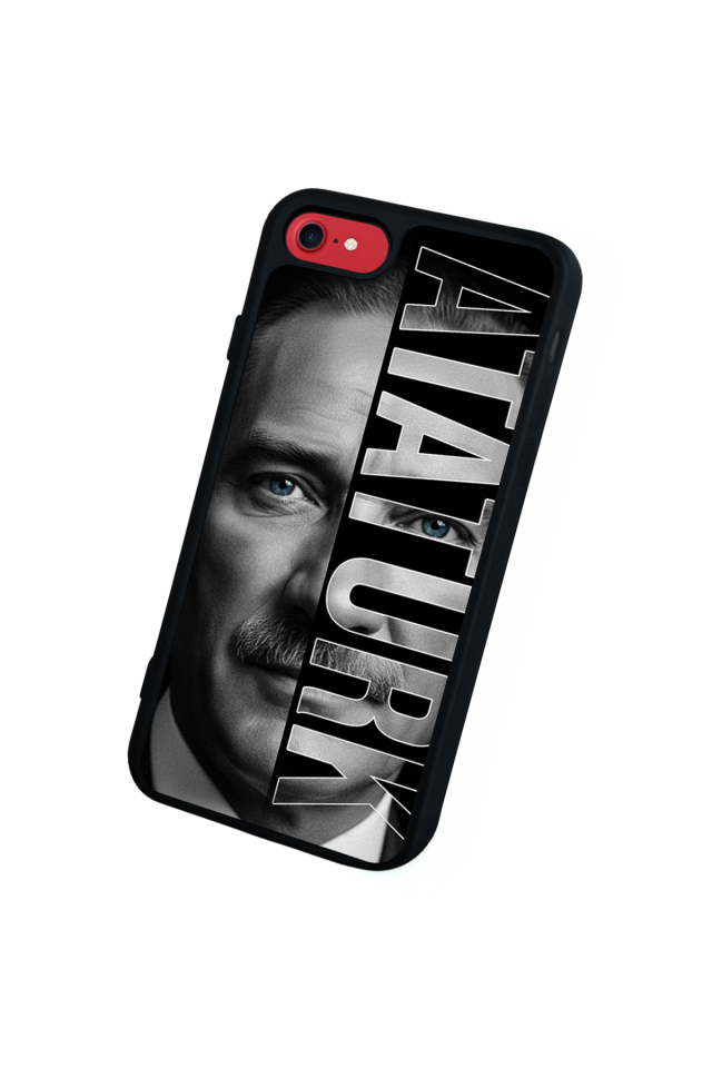 iPhone 8 Uyumlu Mustafa Kemal Ataturk Tasarımlı Glossy Premium Kılıf