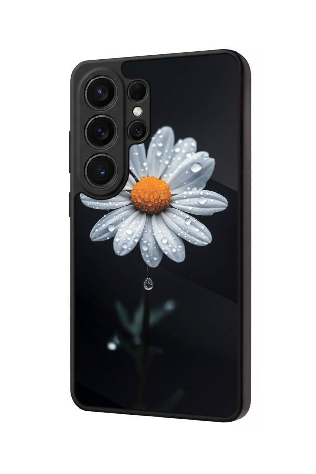 Samsung Galaxy S26 Ultra Uyumlu Papatya Tasarımlı Glossy Premium Kılıf