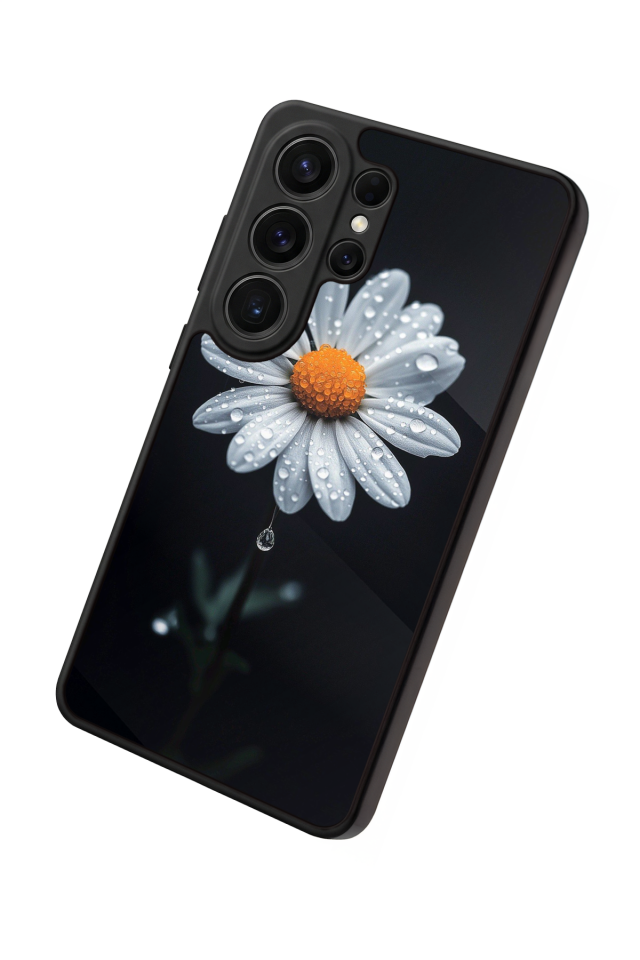 Samsung Galaxy S26 Ultra Uyumlu Papatya Tasarımlı Glossy Premium Kılıf