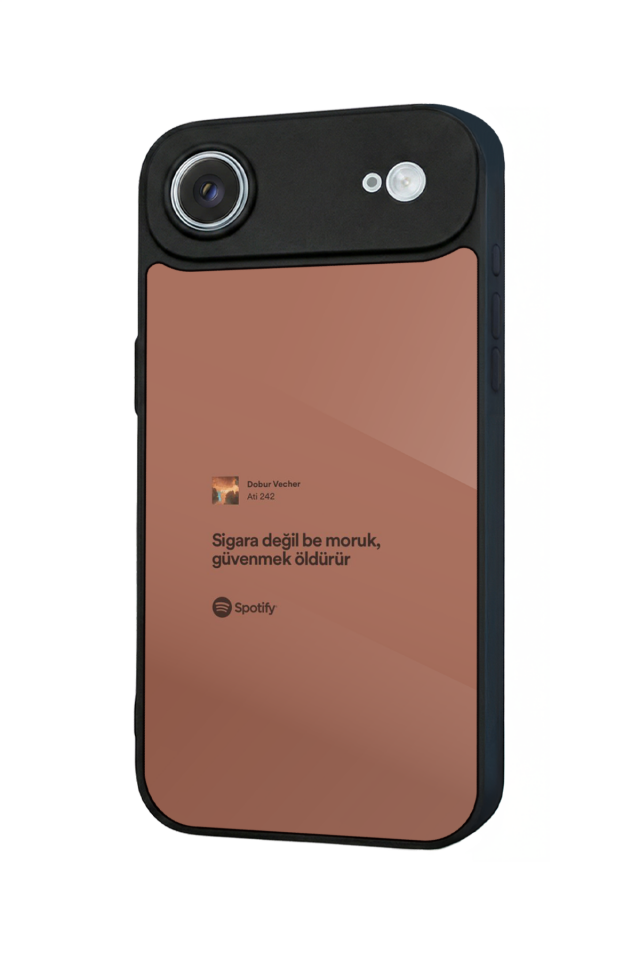 iPhone 17 Air Uyumlu Sarki Sozleri Tasarımlı Glossy Premium Kılıf