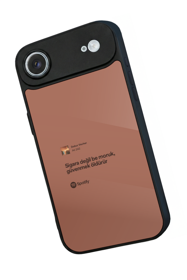 iPhone 17 Air Uyumlu Sarki Sozleri Tasarımlı Glossy Premium Kılıf