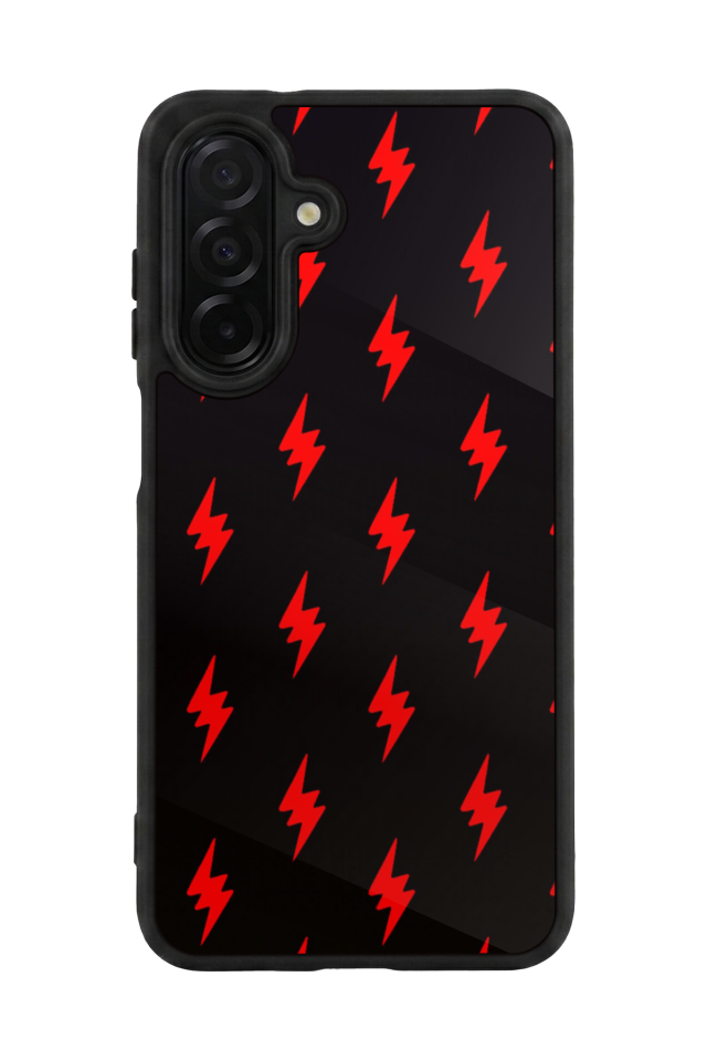 Samsung Galaxy A36 Uyumlu Simsek Tasarımlı Glossy Premium Kılıf