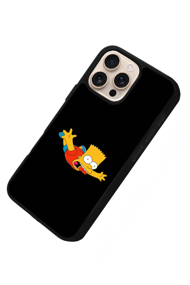 iPhone 14 Pro Uyumlu The Simpsons Tasarımlı Glossy Premium Kılıf