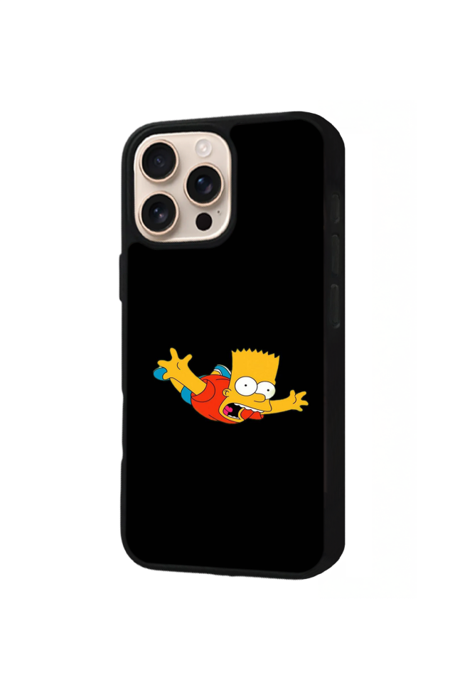iPhone 14 Pro Uyumlu The Simpsons Tasarımlı Glossy Premium Kılıf