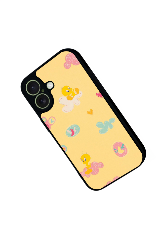 iPhone 17 Uyumlu Tweety Tasarımlı Glossy Premium Kılıf