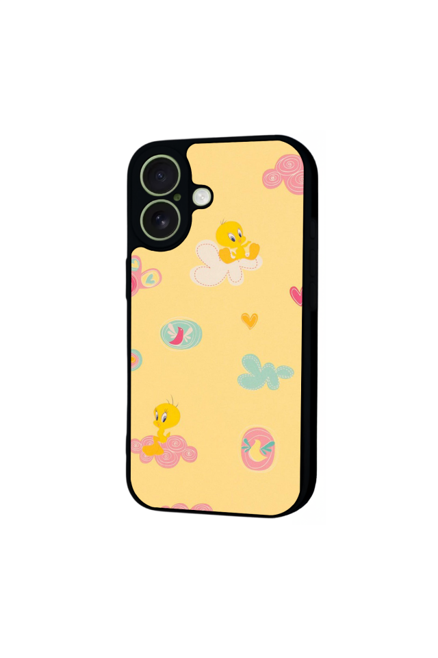 iPhone 17 Uyumlu Tweety Tasarımlı Glossy Premium Kılıf