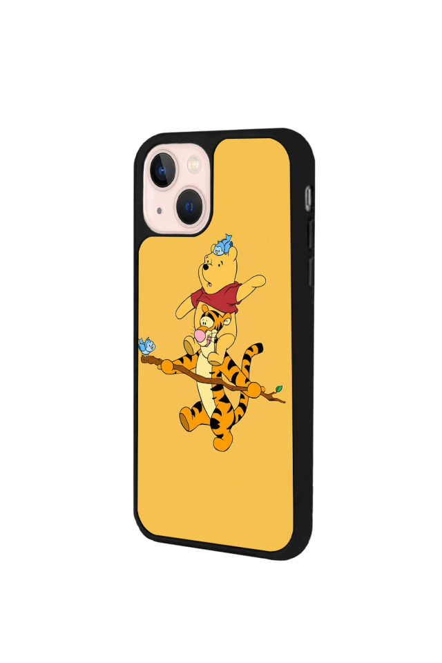 iPhone 13 Mini Uyumlu Winnie Tasarımlı Glossy Premium Kılıf