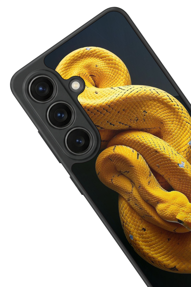 Samsung Galaxy S26 Uyumlu Yılan Tasarımlı Glossy Premium Kılıf