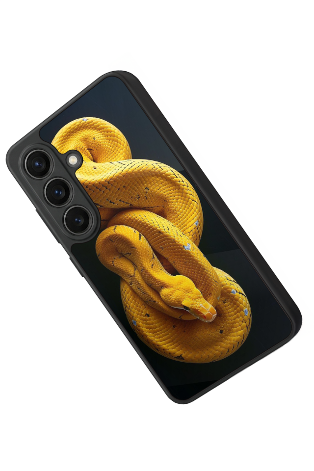 Samsung Galaxy S26 Uyumlu Yılan Tasarımlı Glossy Premium Kılıf