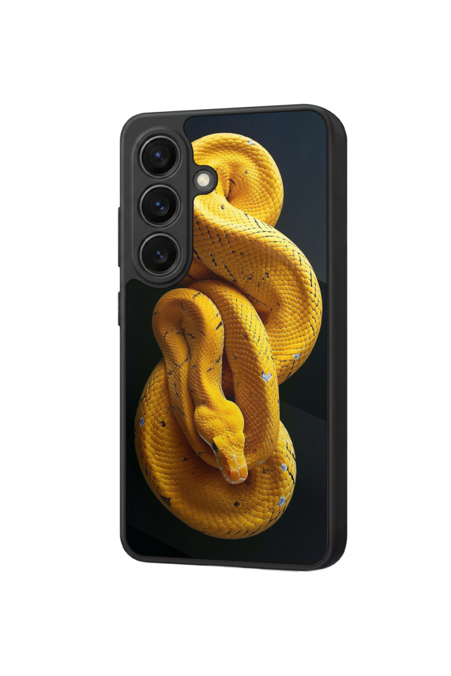 Samsung Galaxy S26 Uyumlu Yılan Tasarımlı Glossy Premium Kılıf