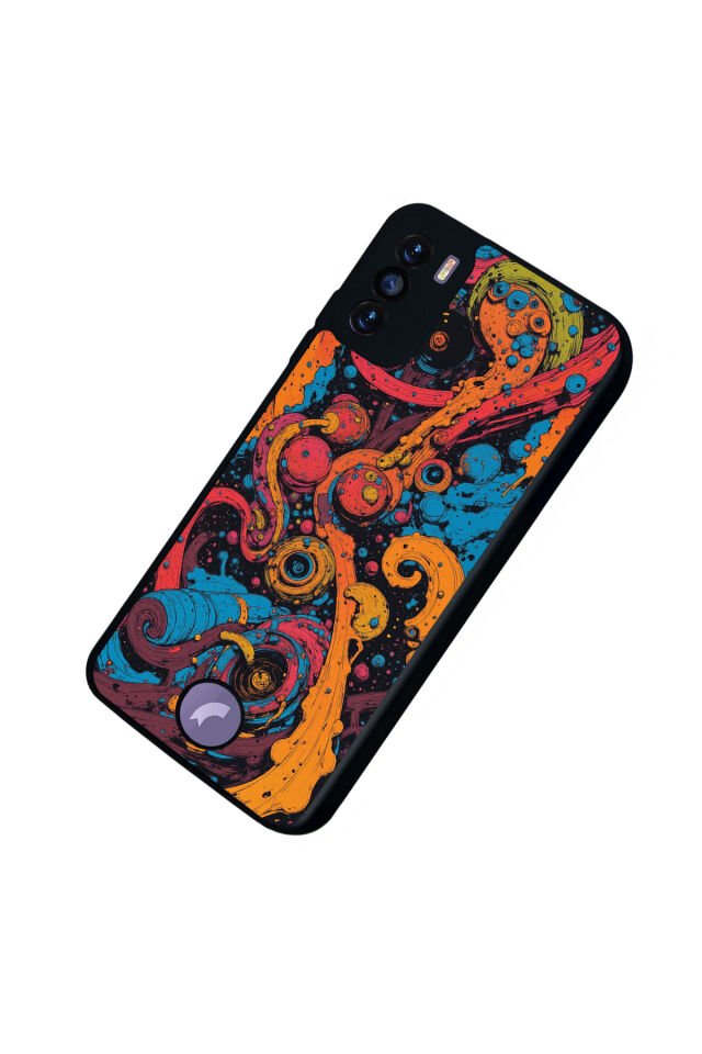 Reeder S19 Max Pro S Uyumlu Abstract Tasarımlı Glossy Premium Kılıf