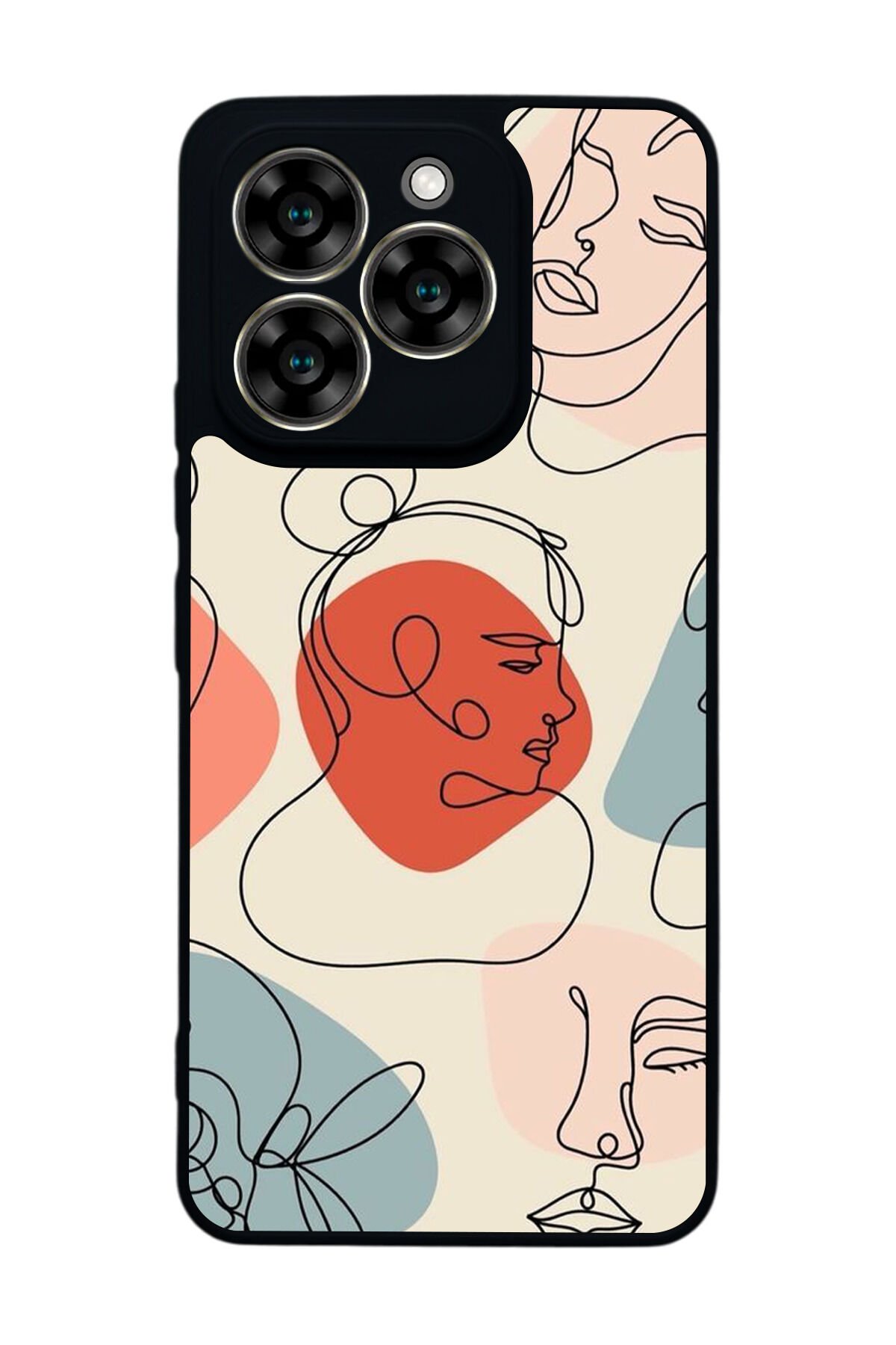 Reeder S919 Uyumlu Line Art Tasarımlı Glossy Premium Kılıf