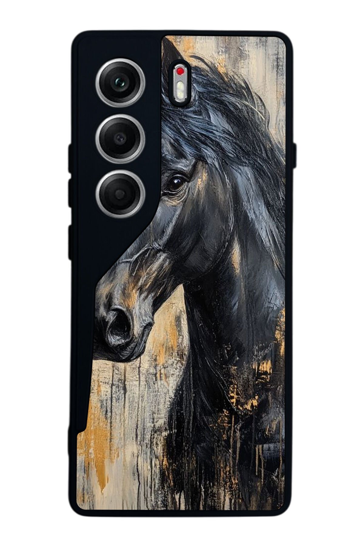 Tecno Camon 40 Uyumlu At Horse Tasarımlı Glossy Premium Kılıf