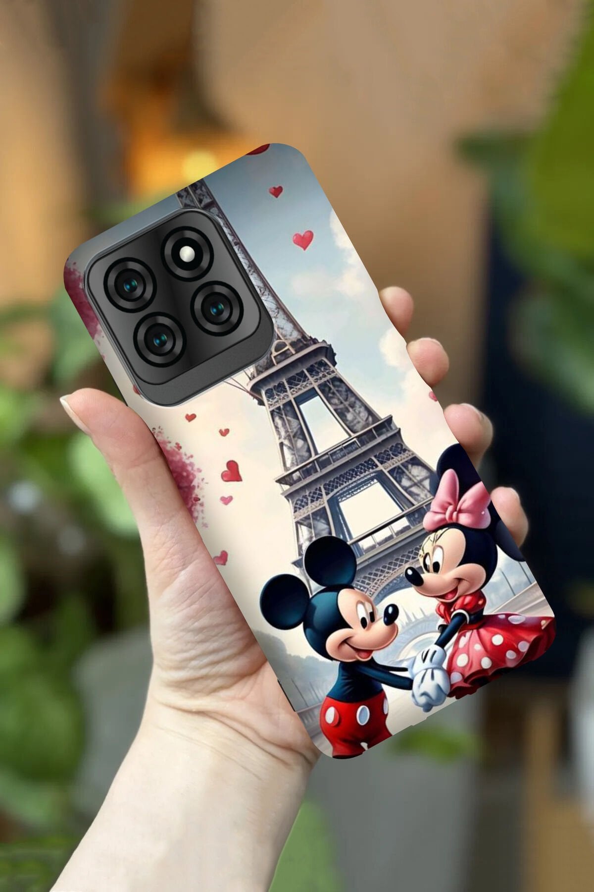 Reeder S71 Uyumlu Kamera Korumalı Mickey Mouse Desenli HD Baskılı Silikon Kılıf