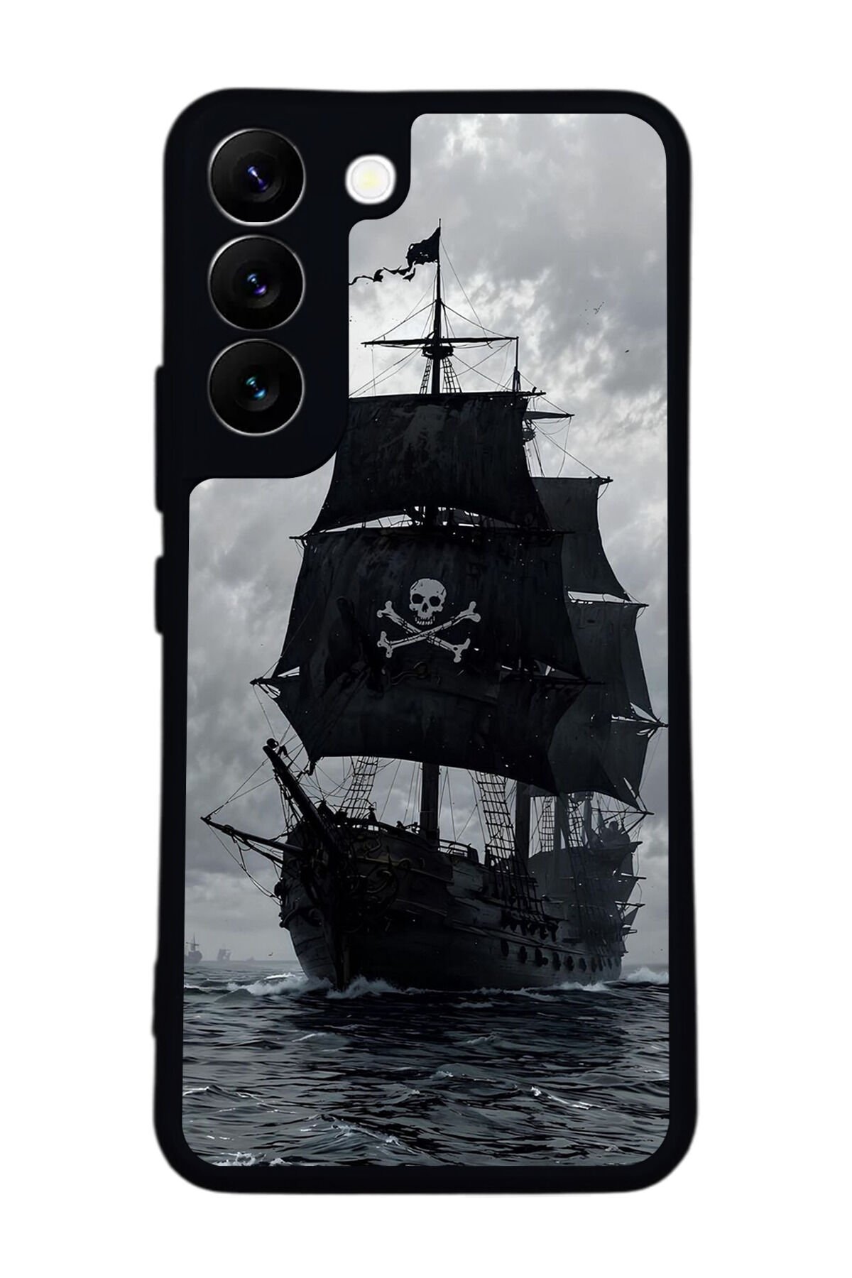 Samsung Galaxy S22 Uyumlu Korsan Tasarımlı Glossy Premium Kılıf