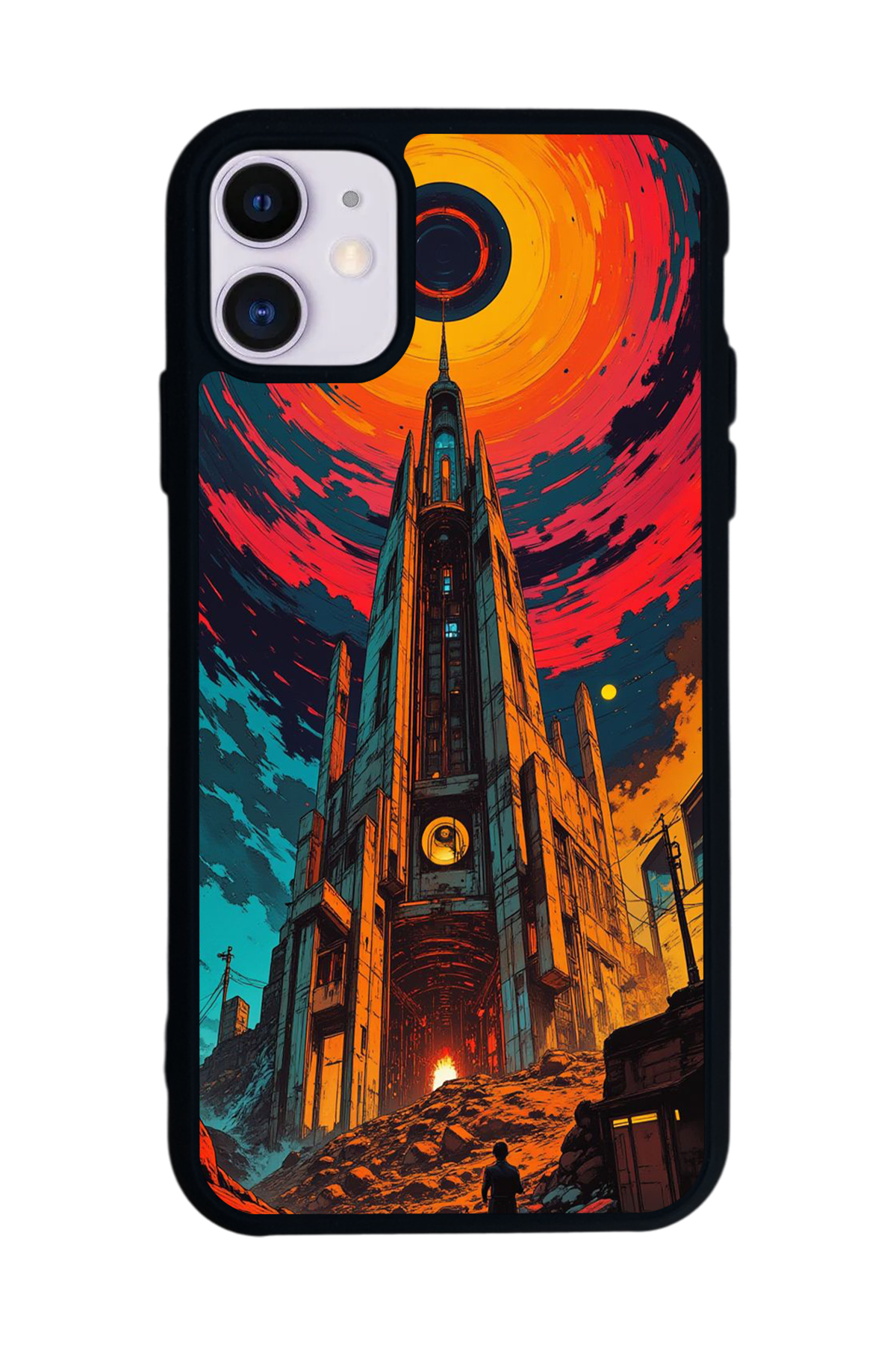 iPhone 11 Uyumlu Abstract Tasarımlı Glossy Premium Kılıf