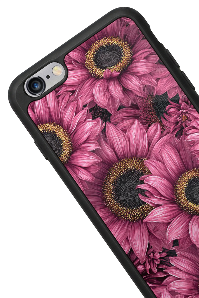 iPhone 6s Plus Uyumlu Cicek Tasarımlı Glossy Premium Kılıf