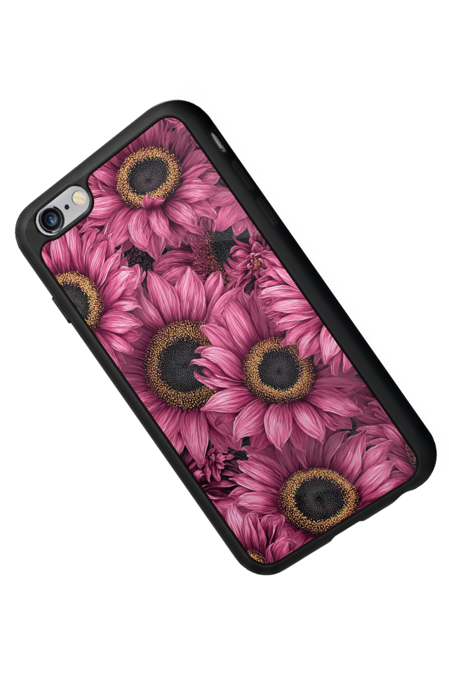 iPhone 6s Plus Uyumlu Cicek Tasarımlı Glossy Premium Kılıf