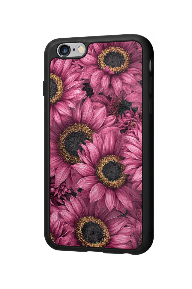 iPhone 6s Plus Uyumlu Cicek Tasarımlı Glossy Premium Kılıf
