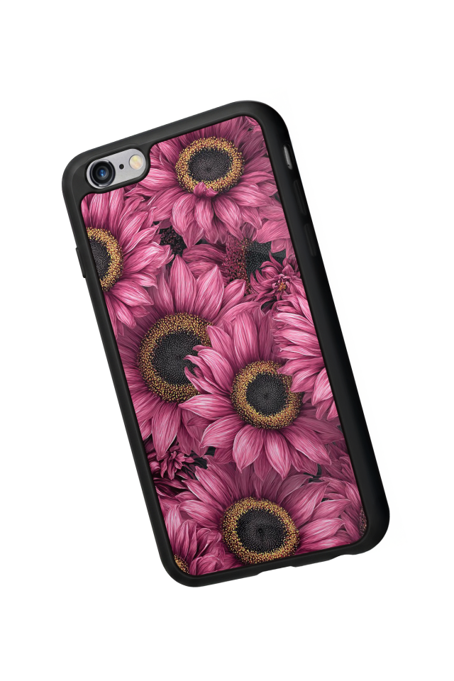 iPhone 6s Plus Uyumlu Cicek Tasarımlı Glossy Premium Kılıf