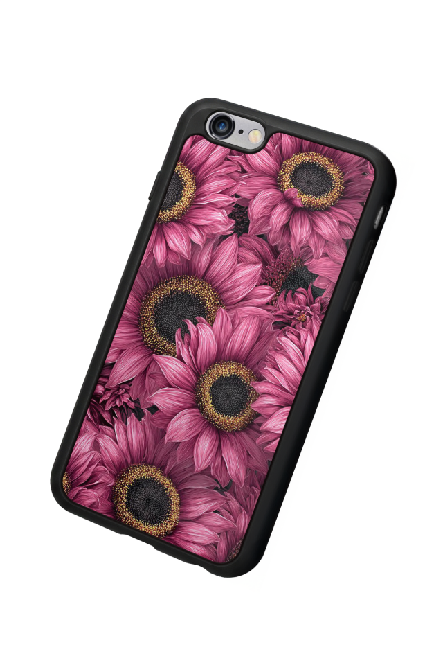 iPhone 6s Plus Uyumlu Cicek Tasarımlı Glossy Premium Kılıf
