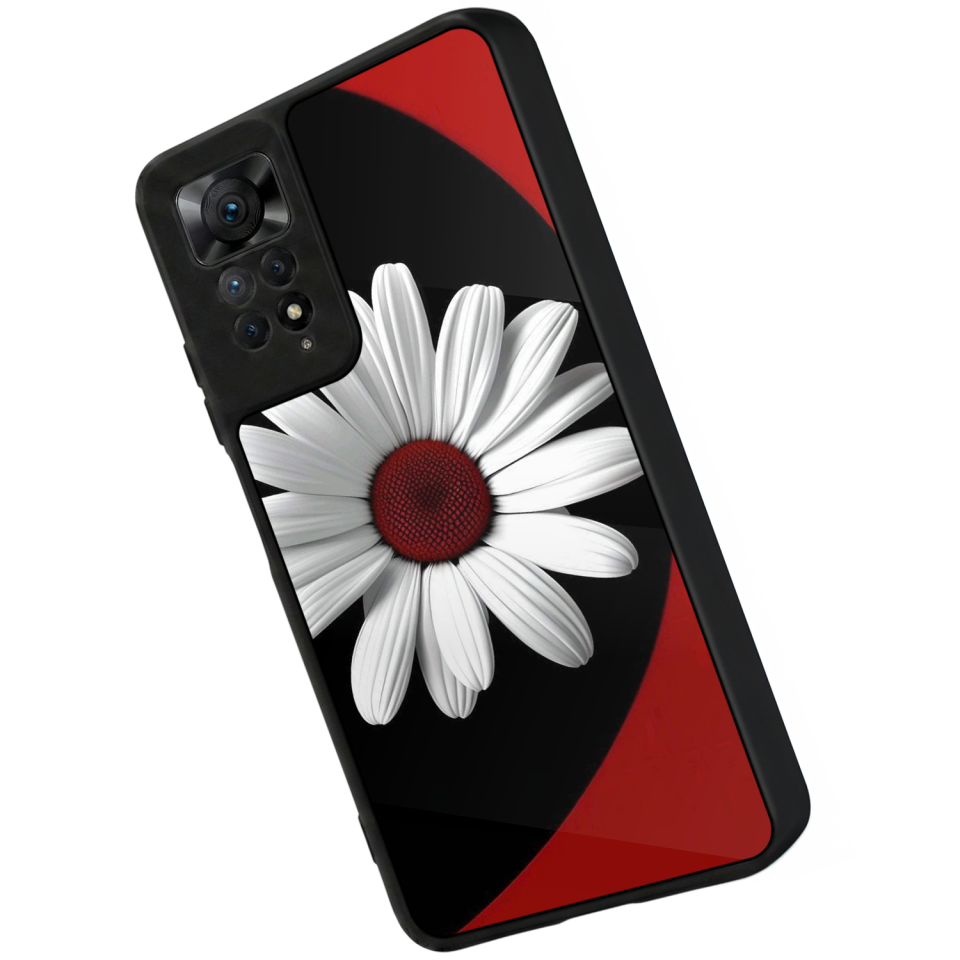 Xiaomi Redmi Note 11 Pro Uyumlu Cicek Tasarımlı Glossy Premium Kılıf