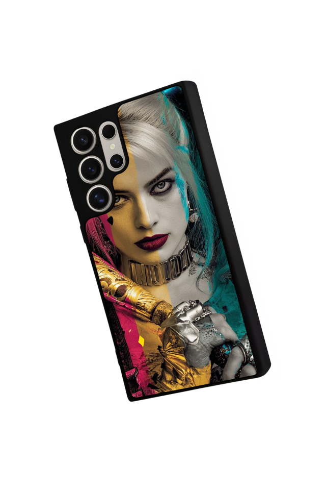 Samsung Galaxy S22 Ultra Uyumlu HarleyQueen Tasarımlı Glossy Premium Kılıf