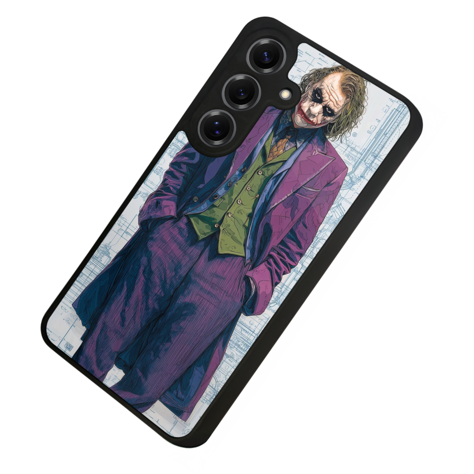 Samsung Galaxy S25 Uyumlu Joker Tasarımlı Glossy Premium Kılıf
